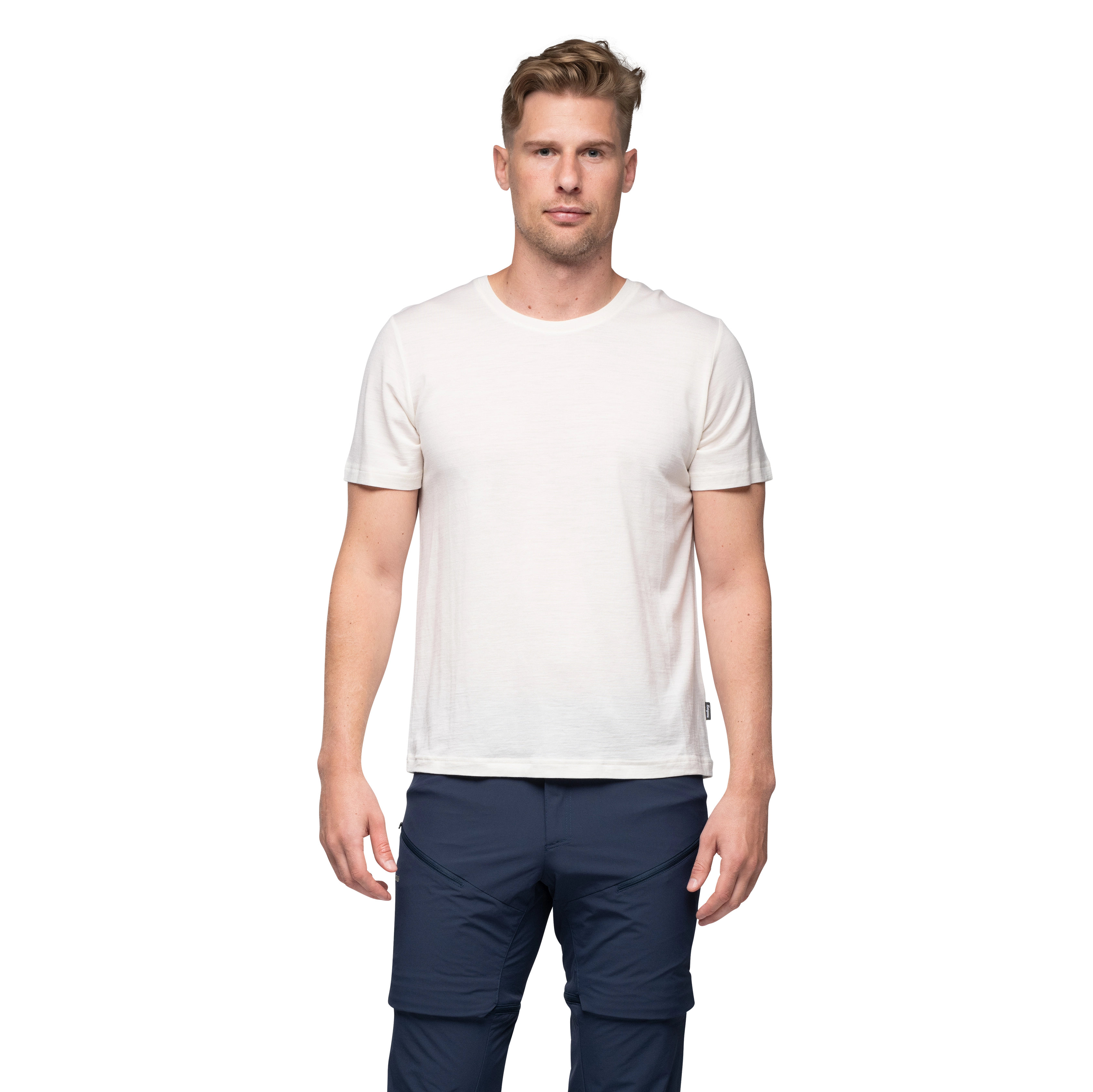 Whenever Merino Tee Men Vanilla White