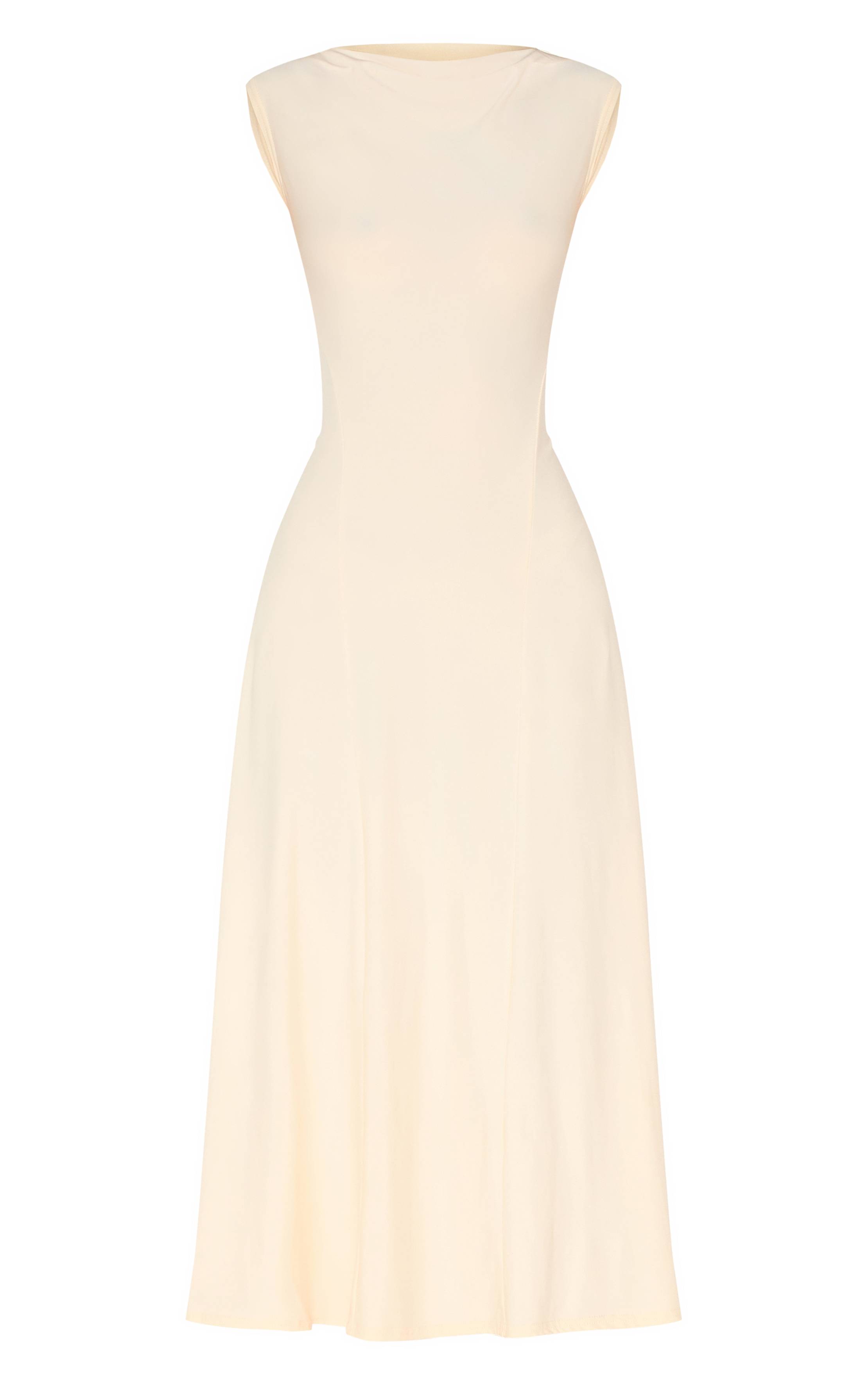 Citron Robe Maxi Fluide À Panneaux
