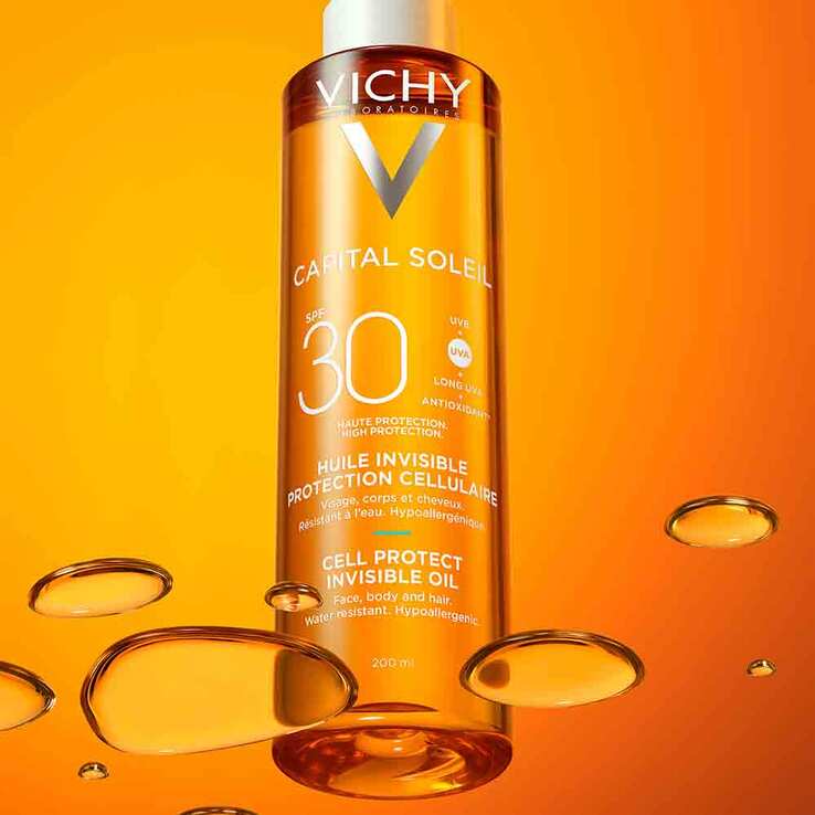 Vichy Capital Soleil Cell Protect Oil LSF 30, 200 ml