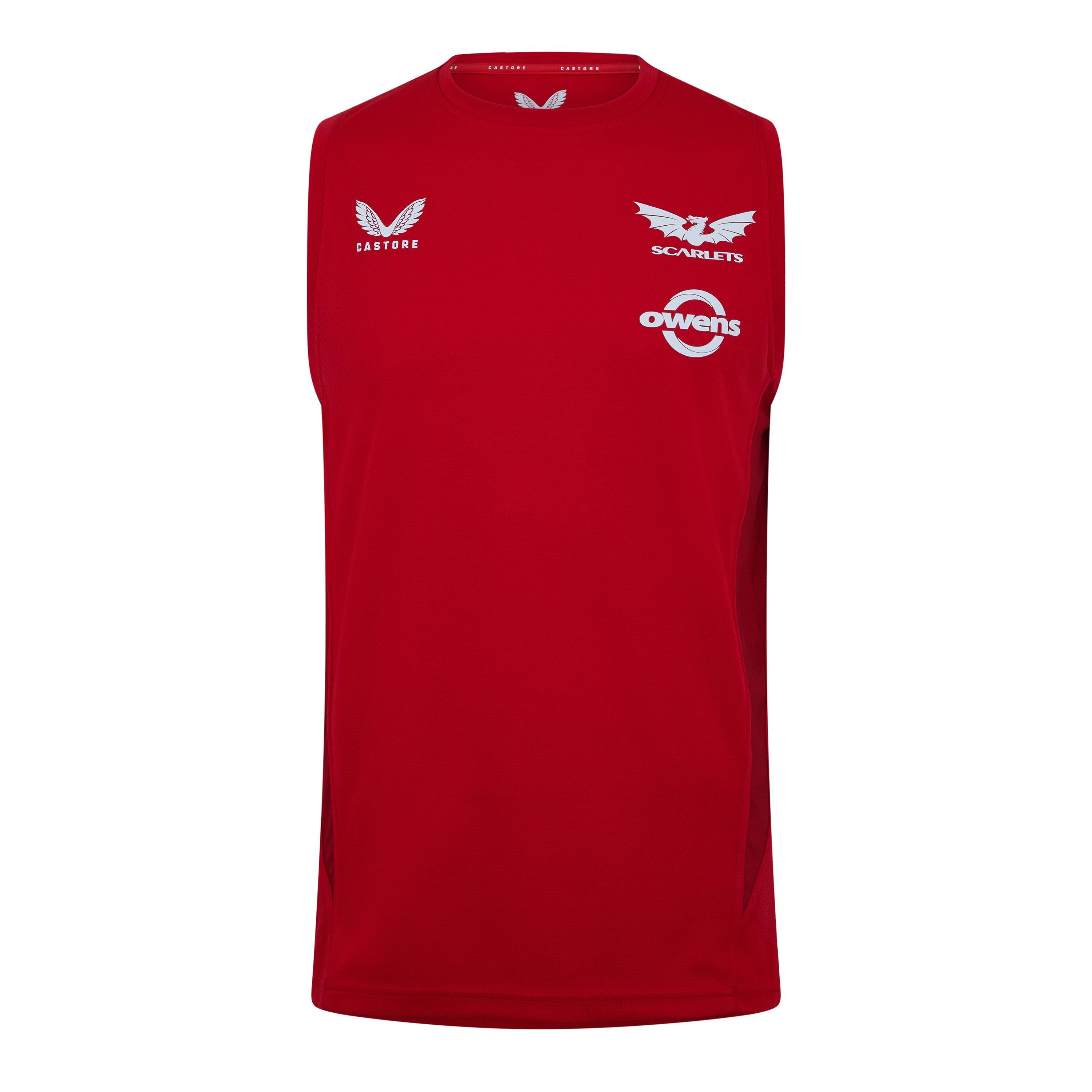 Castore Scarlets Training Vest 2024 2025 Adults