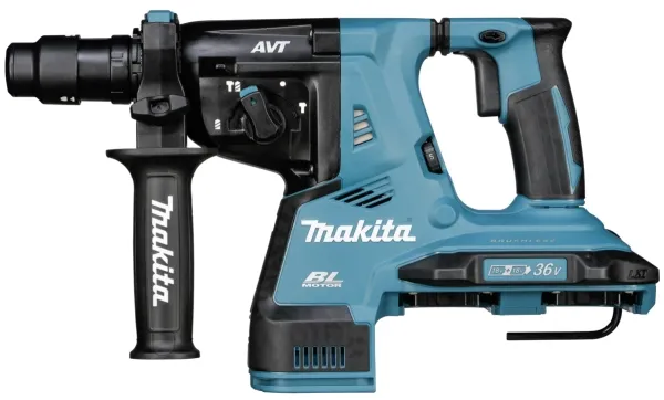Makita DHR283ZJU - Roterende hammer - ledningfri - 3 tilstande - SDS-plus - 2.9 Joule - intet batteri - 18 V