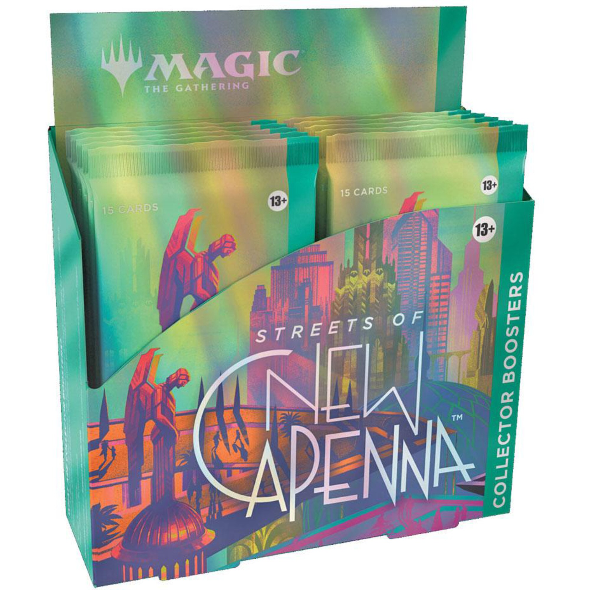 Wizards of the Coast Sammelkarten Magic: The Gathering - Streets of New Capenna Sammler Booster Display englisch