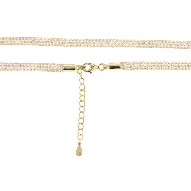 Pavé-Gleiter & Milanaise-Collier, ca. 48 + 5 cm