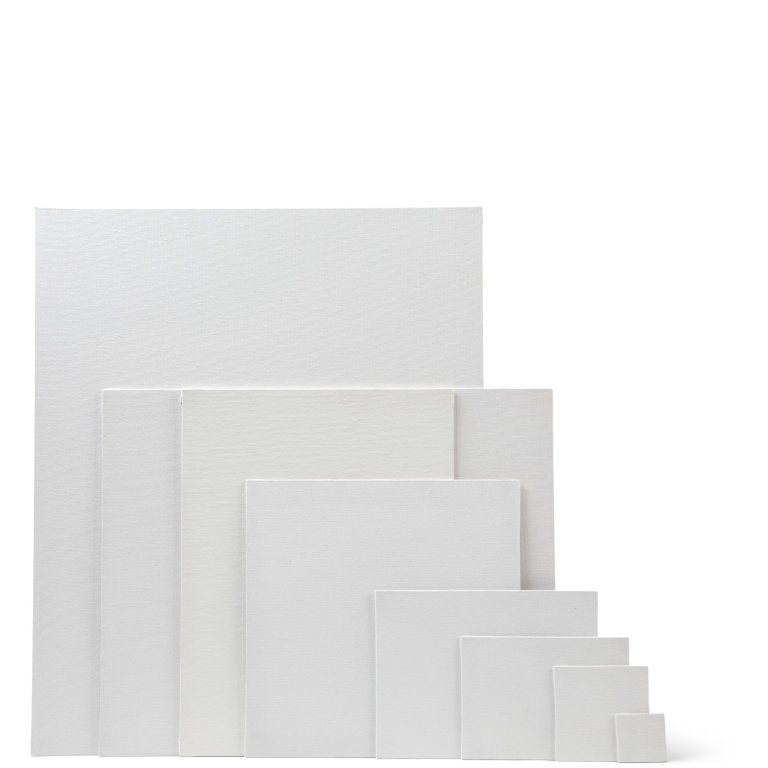 Malkarton weiß, grundiert, 250 g/m²