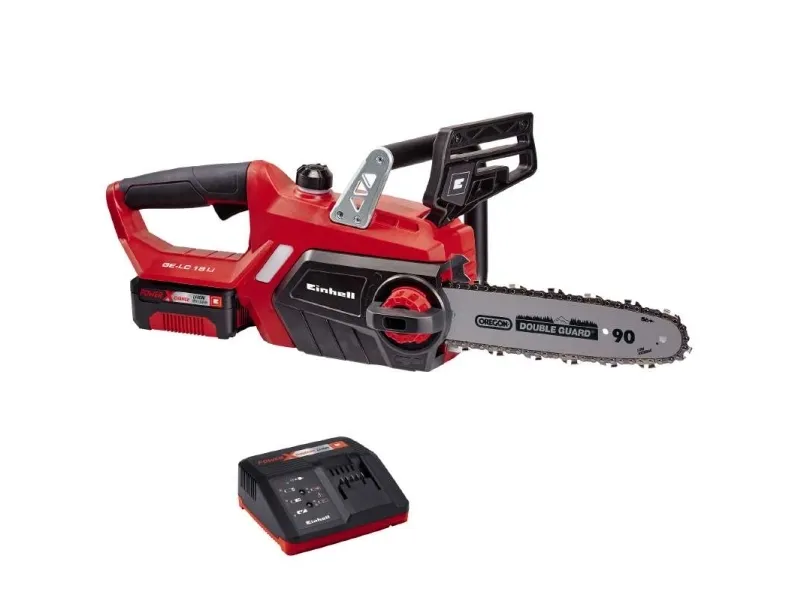 Einhell GE-LC 18/25-1 Li Kit, 25 cm, 23 cm, 4,5 m/s, Sort, Rød, Batteri, 3000 At