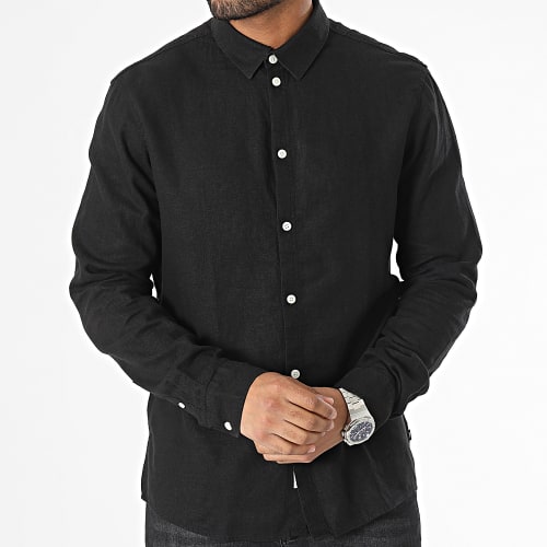 Chemise Manches Longues Enea Allan 21107646 Noir
