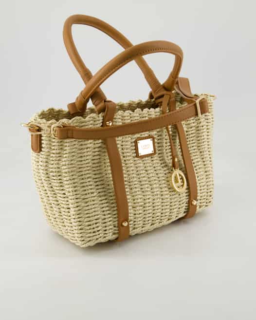 L.Credi Oresita Handtasche in Beige
