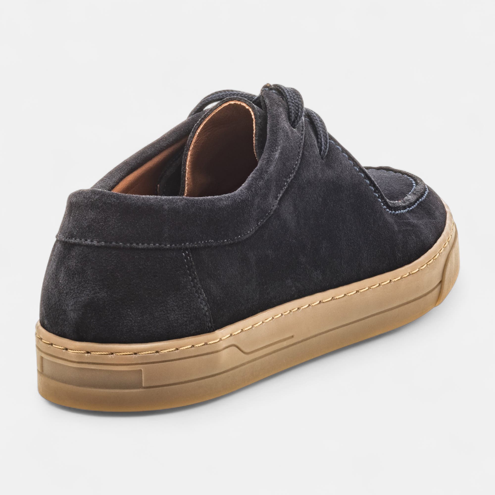 Derbies Homme en cuir bleu marine