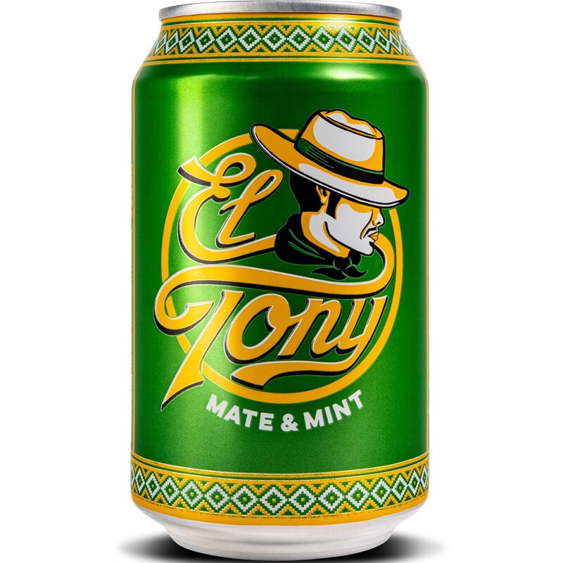 El Tony Mate&Minze, 33 cl, 24 Stück