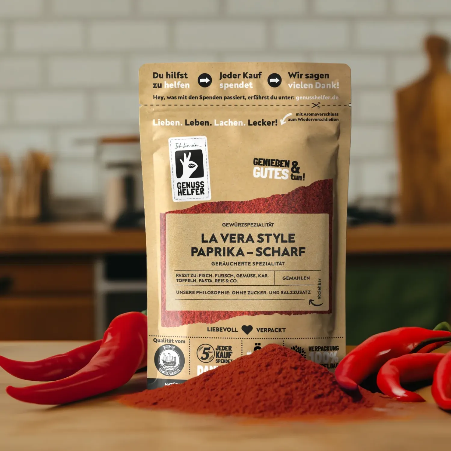 Paprika La Vera Style, scharf, gemahlen, 10er Pack