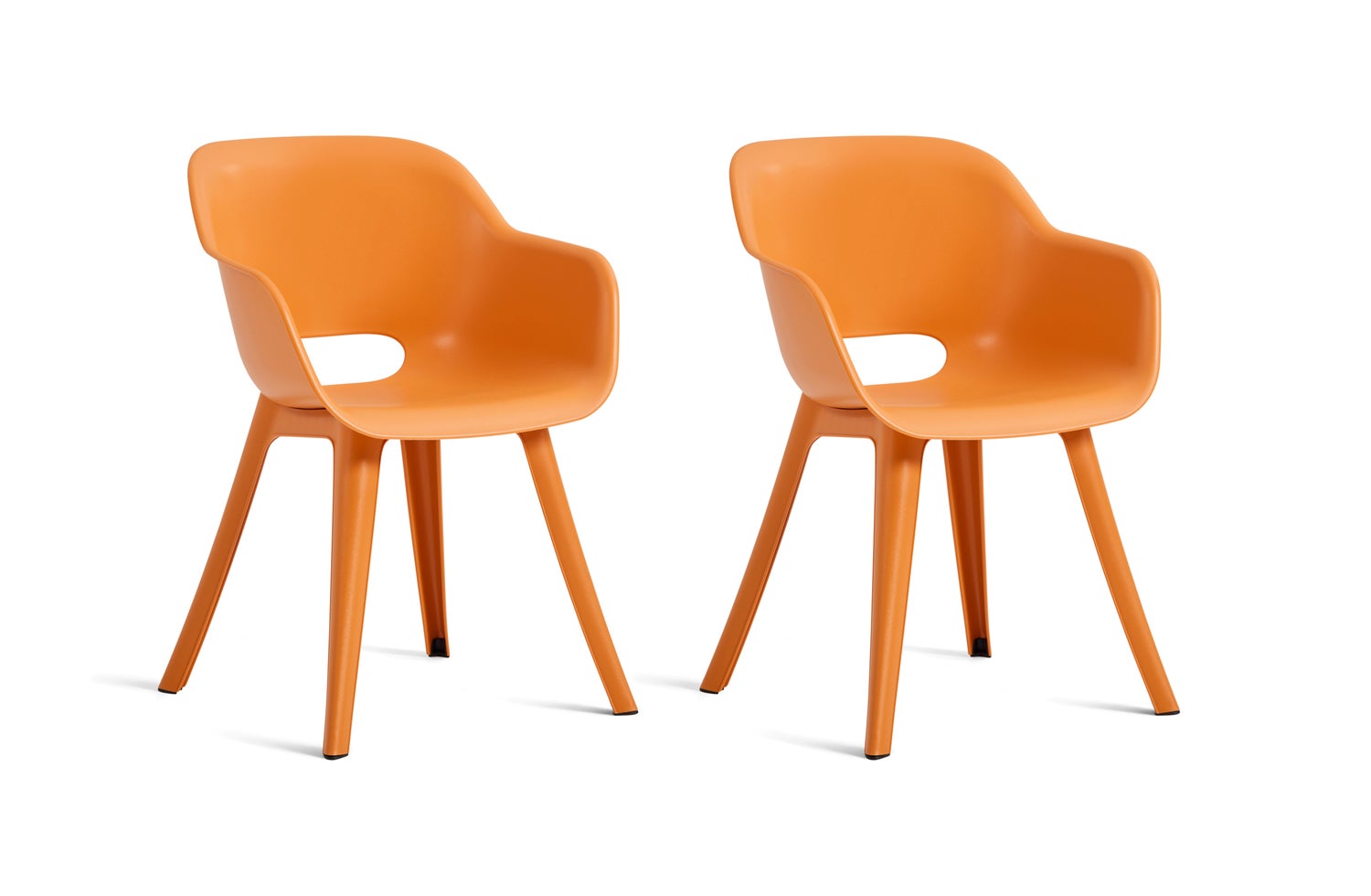 Keter Akola tuinstoel - 2 stuks - 55x56,5x80cm - Oranje