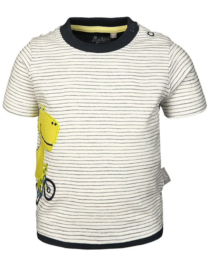 T-Shirt SPORTY DINO in creme/navy