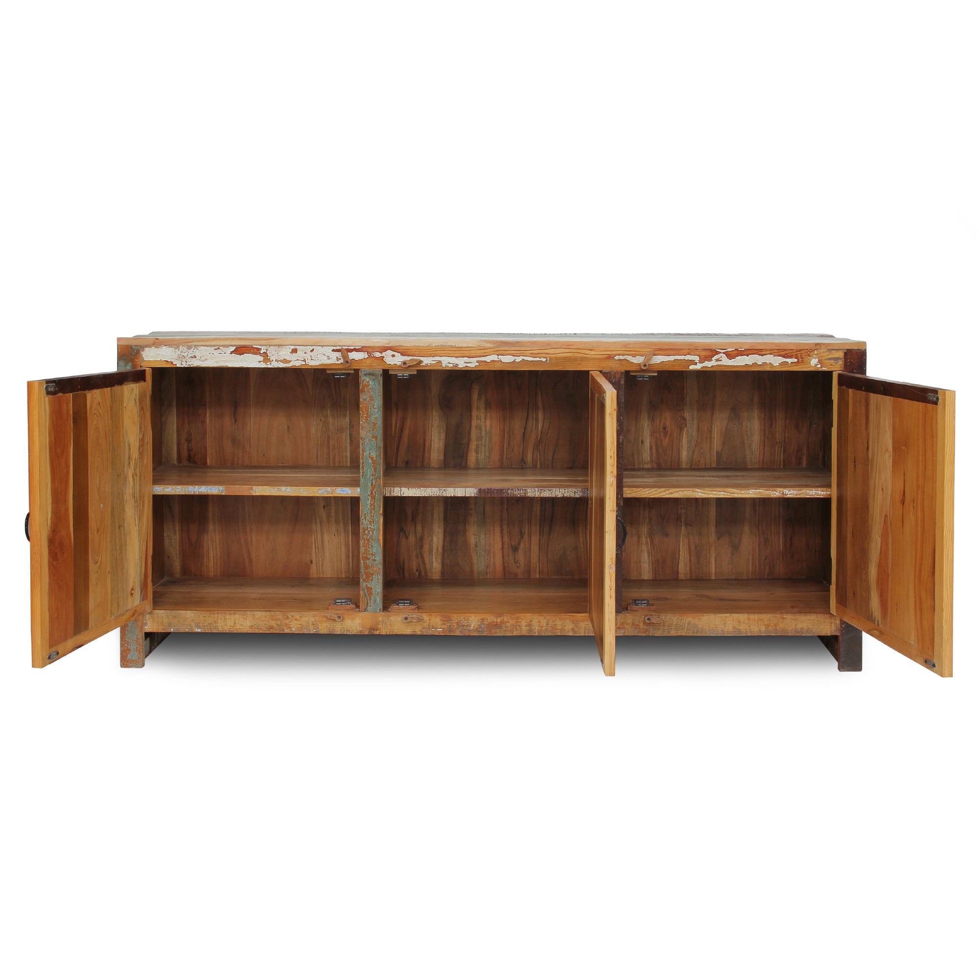 Sideboard 'Sune', natur, Restfarbe, T 45 cm, B 205 cm, H 90 cm von fischer's lagerhaus