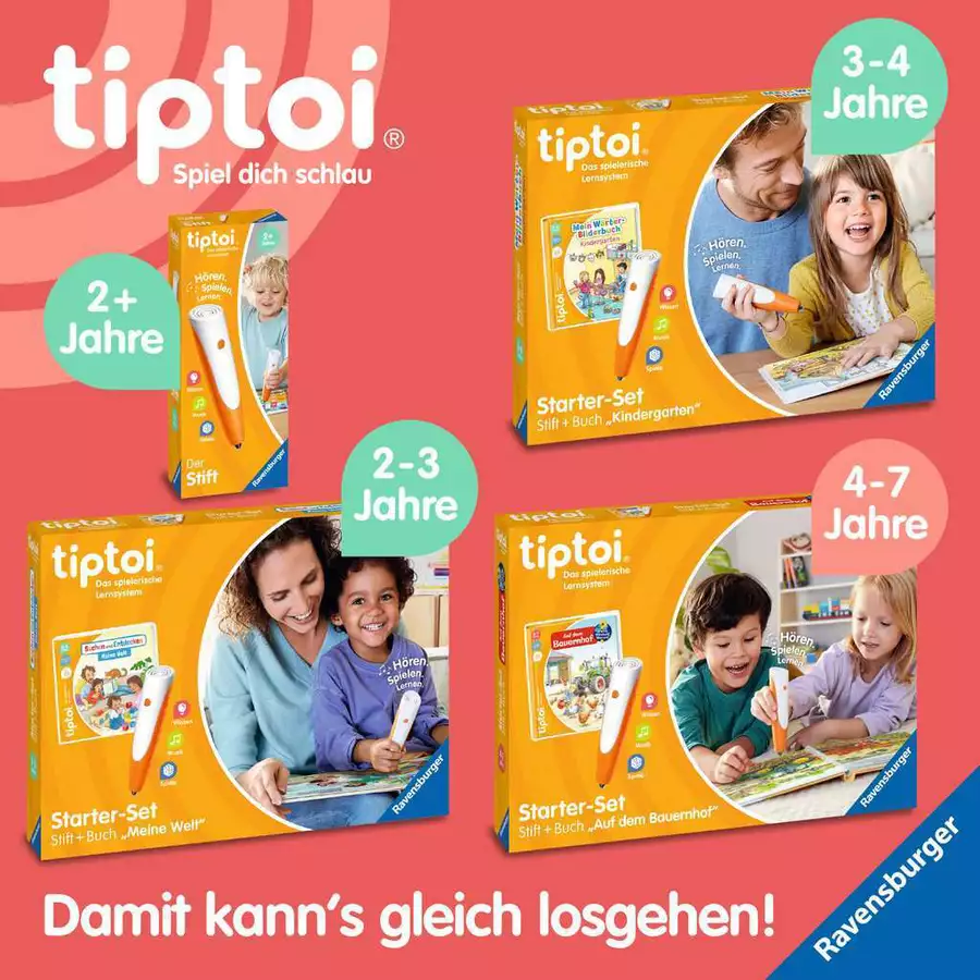 Ravensburger tiptoi® Stift-Hülle zum Wechseln in Schwarz bunt