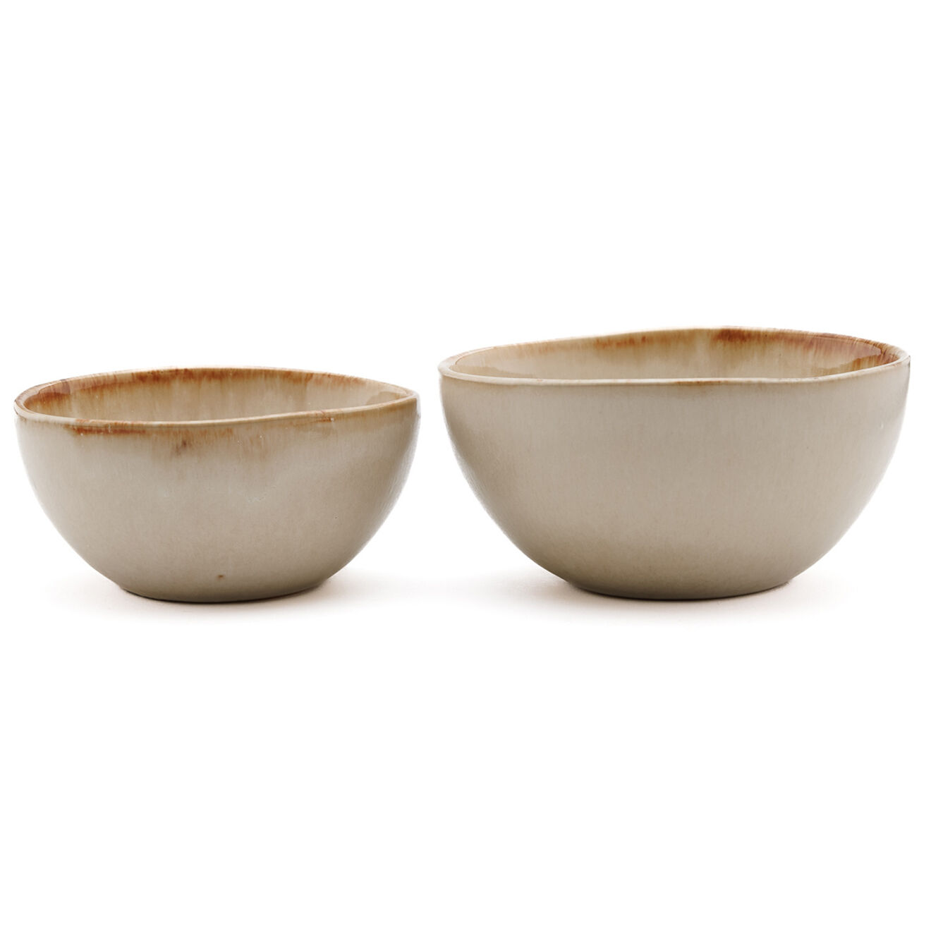 Bazar Bizar 6 Bols Cascais blancs - D.12xH.6 cm