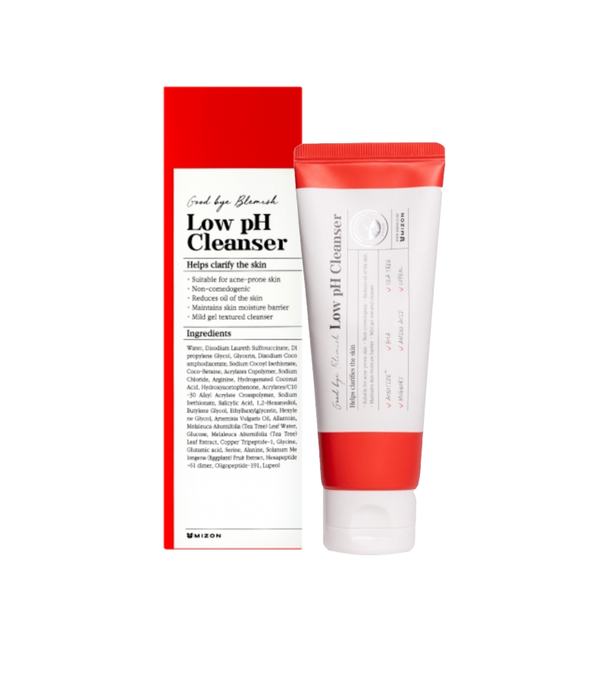 Mizon - *Good bye Blemish* - Limpador esfoliante suave Low Ph