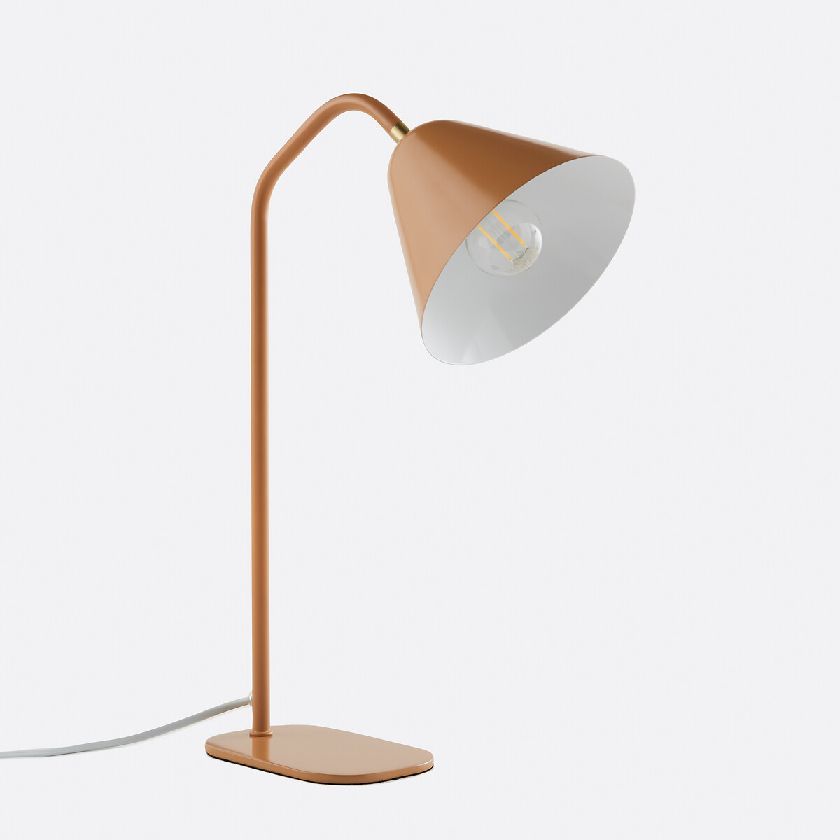LA REDOUTE INTERIEURS<br>Candeeiro de mesa em ferro, Copita