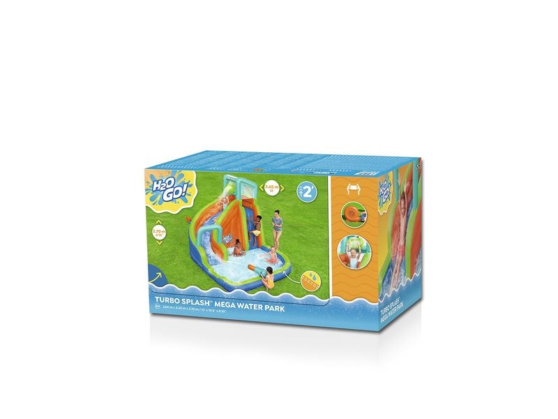 Bestway H2OGO! Turbo Splash Mega Water Park 365 x 320 x 270 Mega-Wasserpark Turbo Splash