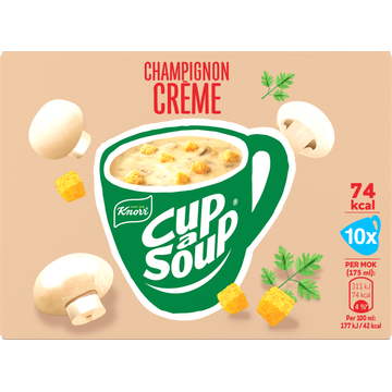 Knorr Champignon Crème Cup-a-Soup 10 x 175 ml