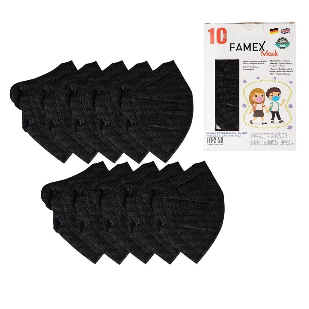 Small Size FFP2 I Schwarz I Kids