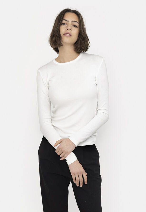 Soft Rebels SRFenja O-neck Top Snow white