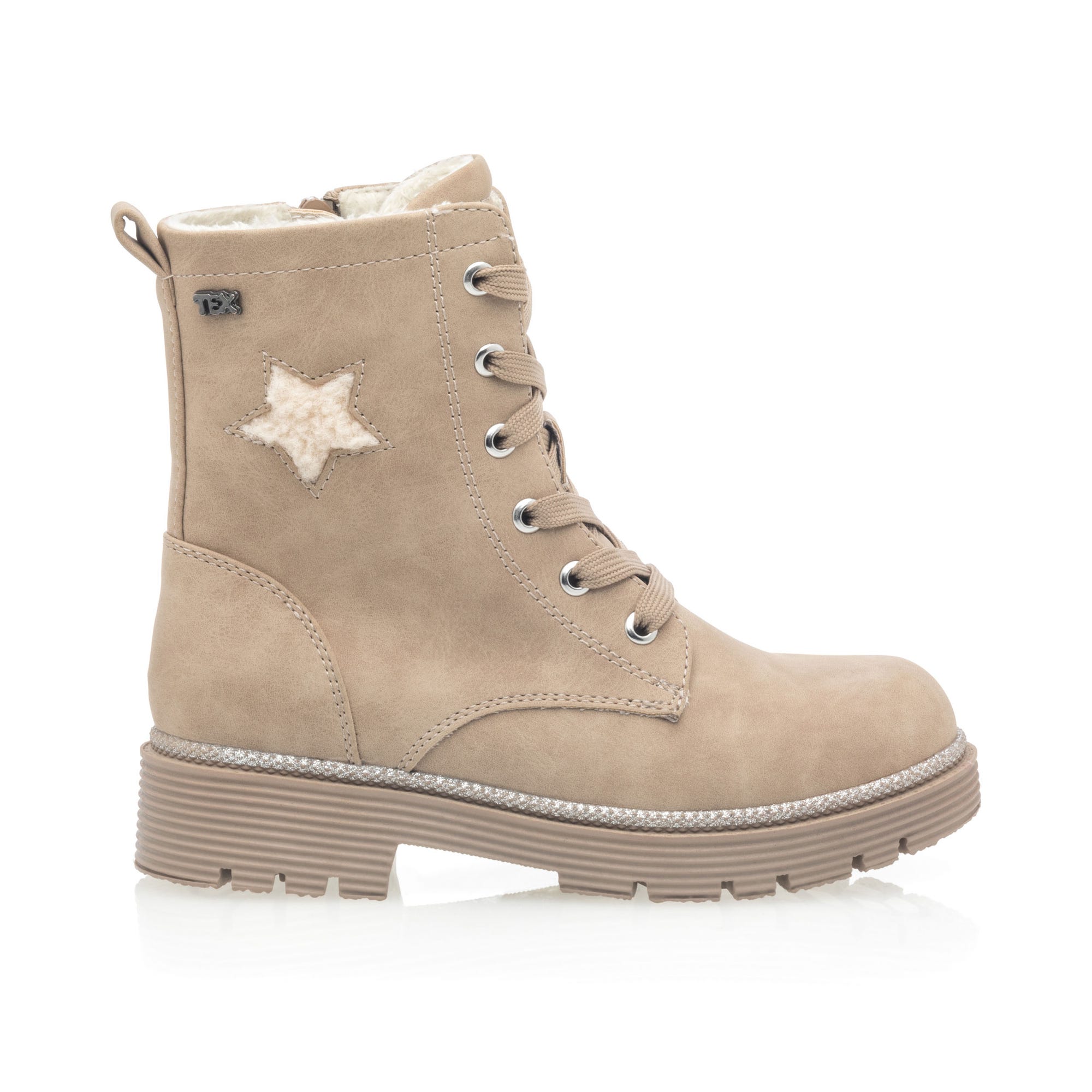 Boots Fille beige