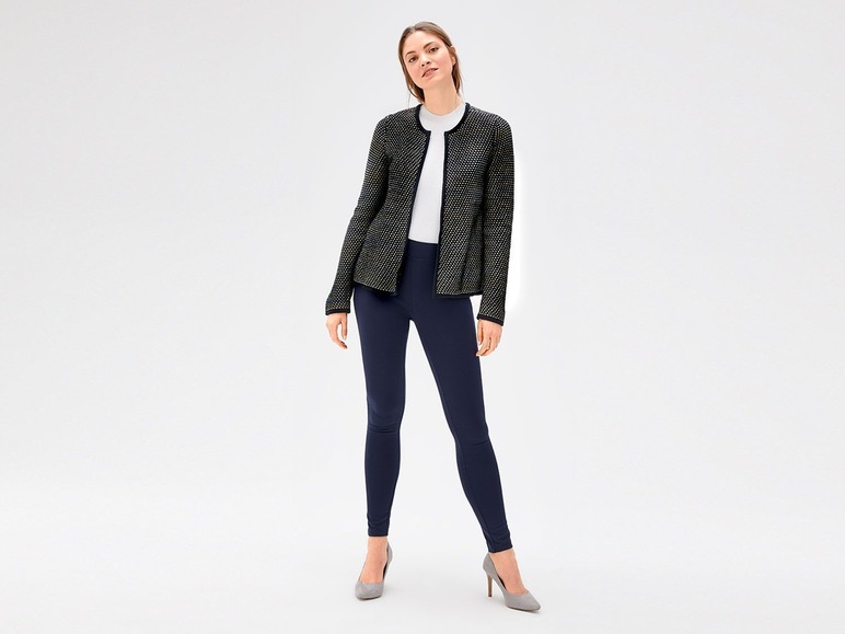 Gebreide cardigan voor dames, met katoen en polyacryl