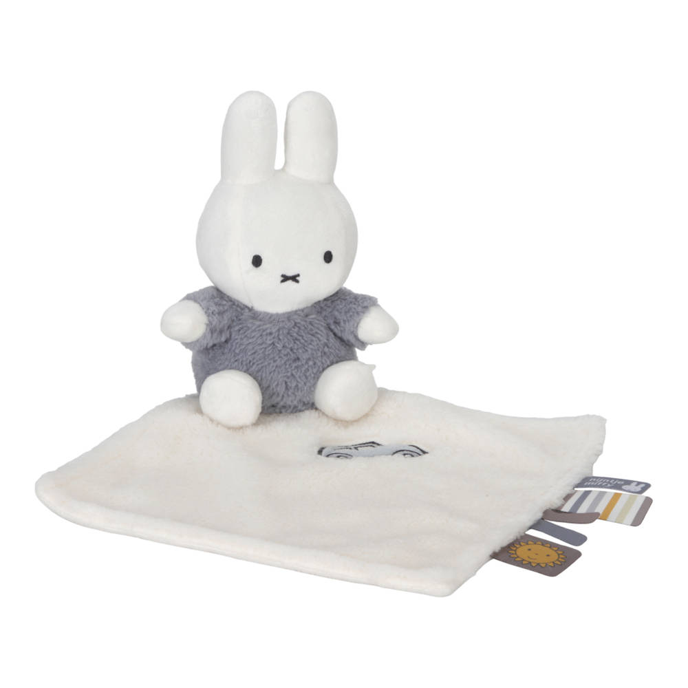 nijntje fluffy knuffeldoekje - blauw