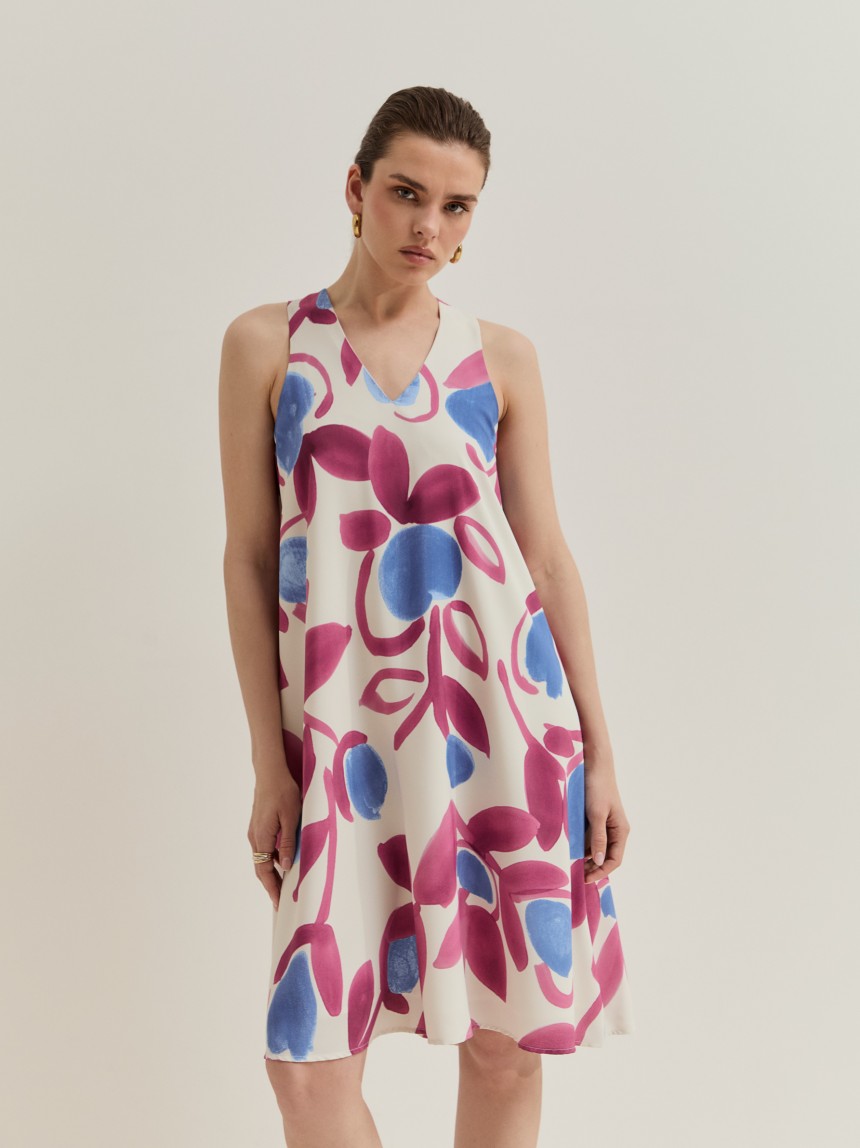 Vestido com estampado