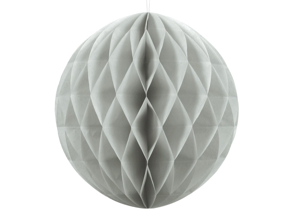 Honeycomb Bal Lichtgrijs 30cm