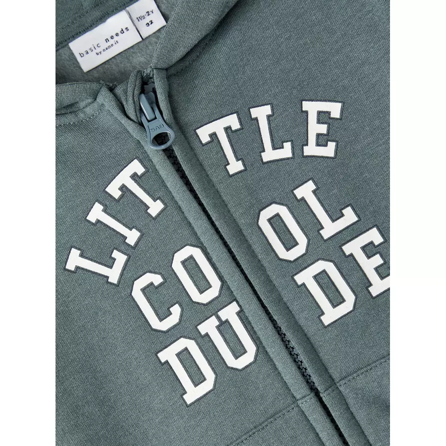 name it Sweatjacke Nmmvidar Balsam Green
