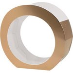 Pièces en carton métallisé pour lanterne, argent