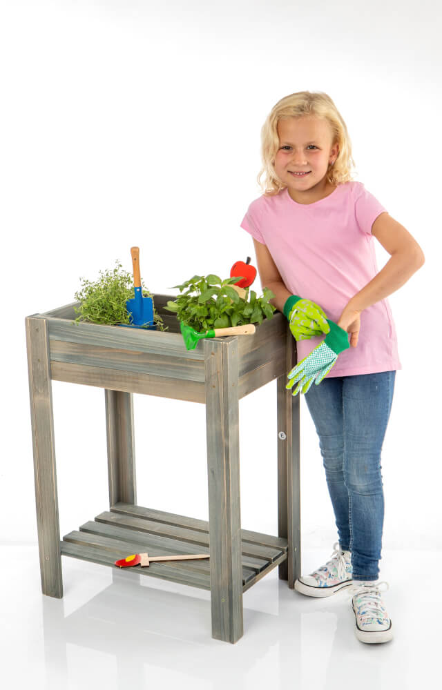 Outdoor active Holz Hochbeet Höhe 70 cm, inklusive Zubehör