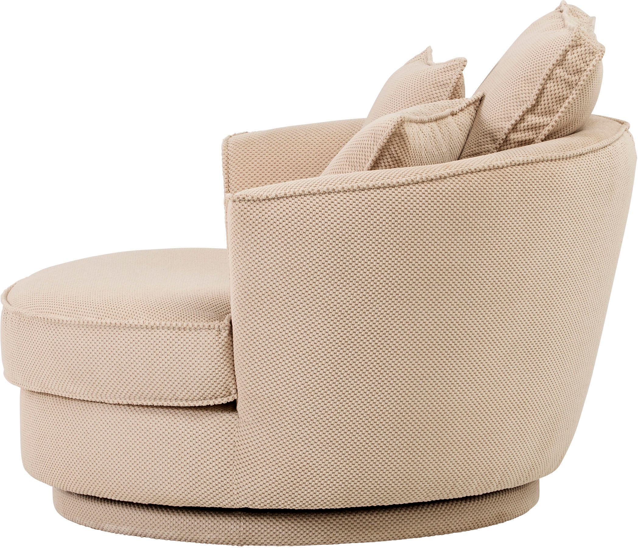 Home affaire Drehsessel »MAISIE, Love Seat XXL, Lese-Sessel BIG-« Sessel in MEGA CORD u. Web-Velours, 360 Grad drehbar
