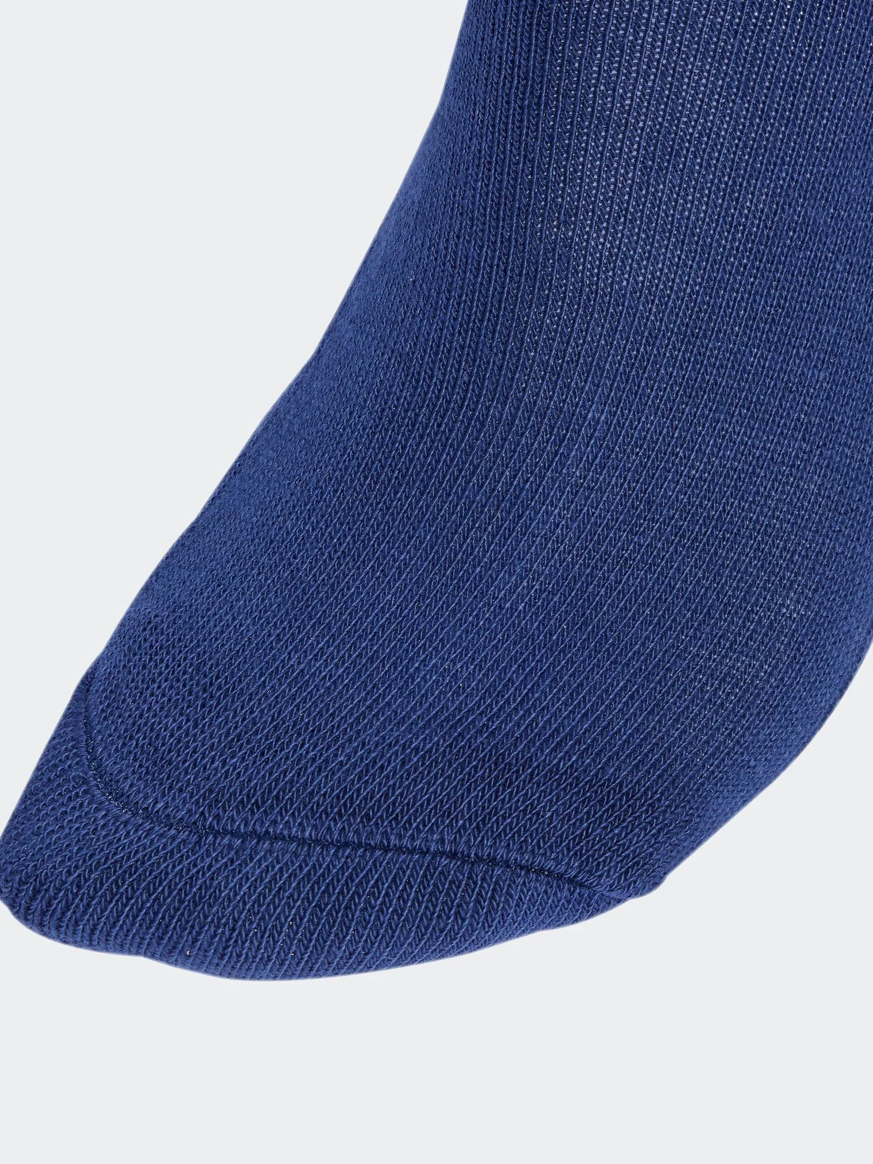 Blauw - adidas Linear verpakking van 3 paar dikke sokken met ronde hals