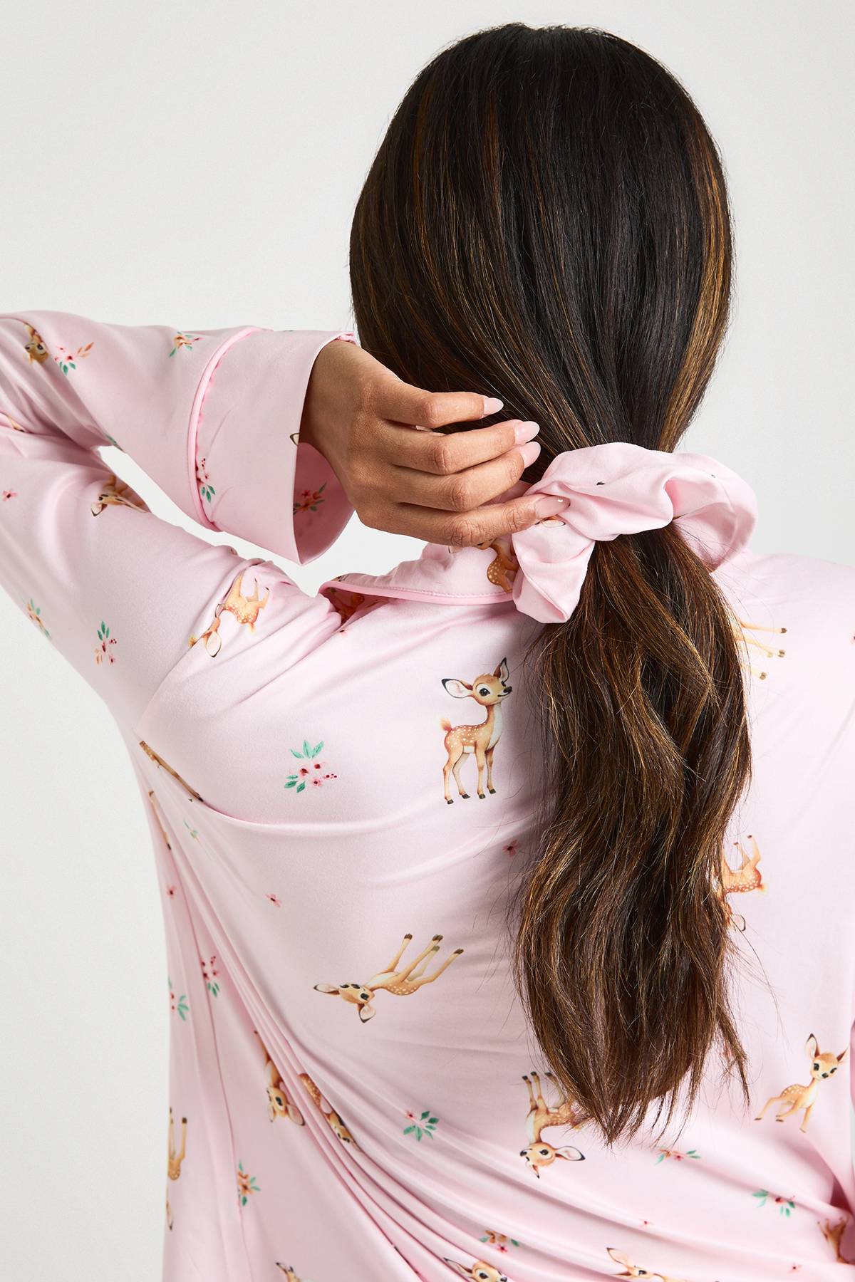boohoo Ensemble De Pyjama De Maternité Chemise À Manches Longues Et Pantalon Imprimé Cerfs De Pâques
