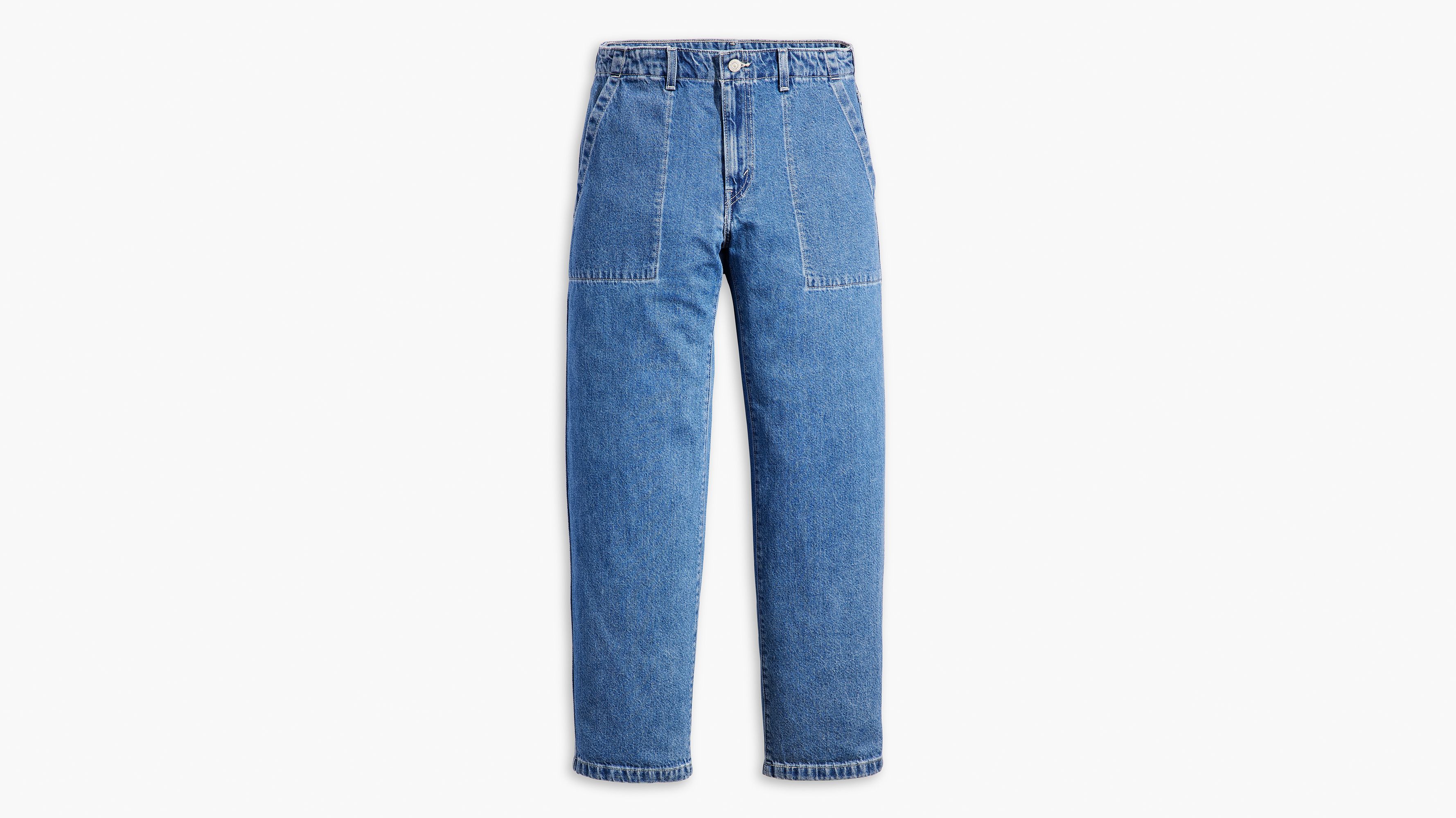 Jean Baggy Dad utilitaire - Foolish Love - Bleu