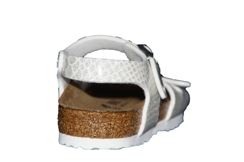 Birkenstock Rio Kids Breed Magic snake white