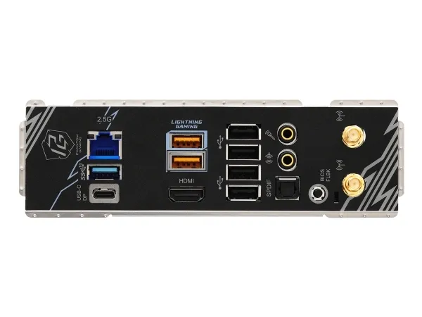 ASRock Phantom Gaming B850I LIGHTNING WIFI - Bundkort - mini ITX - Socket AM5 - AMD B850 Chipset - USB-C 3.2 Gen2, USB-C 3.2 Gen 1, USB 3.2 Gen 2, USB 3.2 Gen 1 - Wi-Fi 6E, Bluetooth, 2.5 Gigabit LAN - onboard grafik (CPU påkrævet) - HD Audio (8-kana