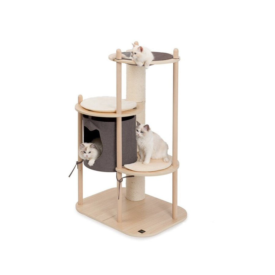 Catit Vesper Treehouse - Poste arranhador grande para gatos