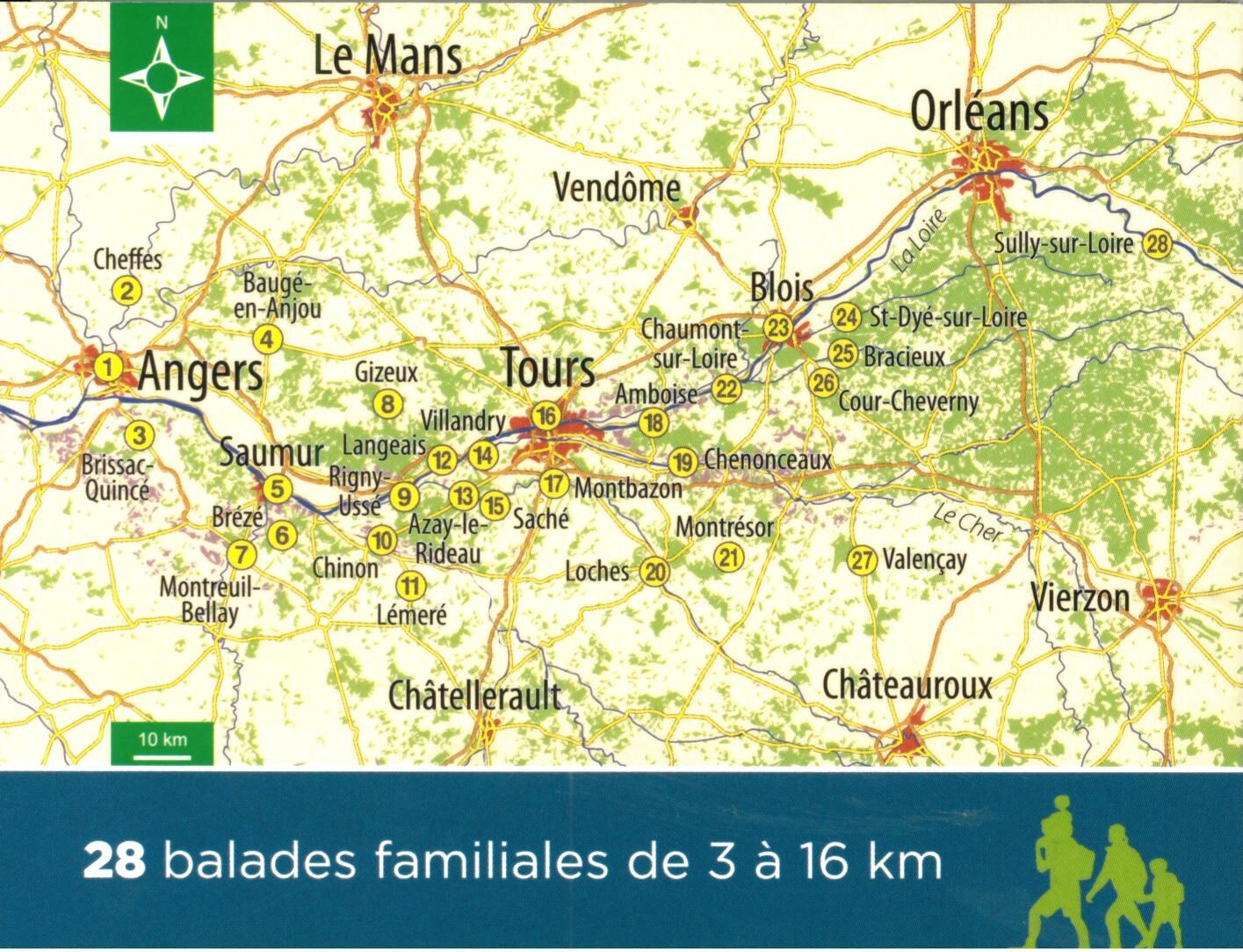 OUEST FRANCE - CHATEAUX DE LA LOIRE 28 BALADES