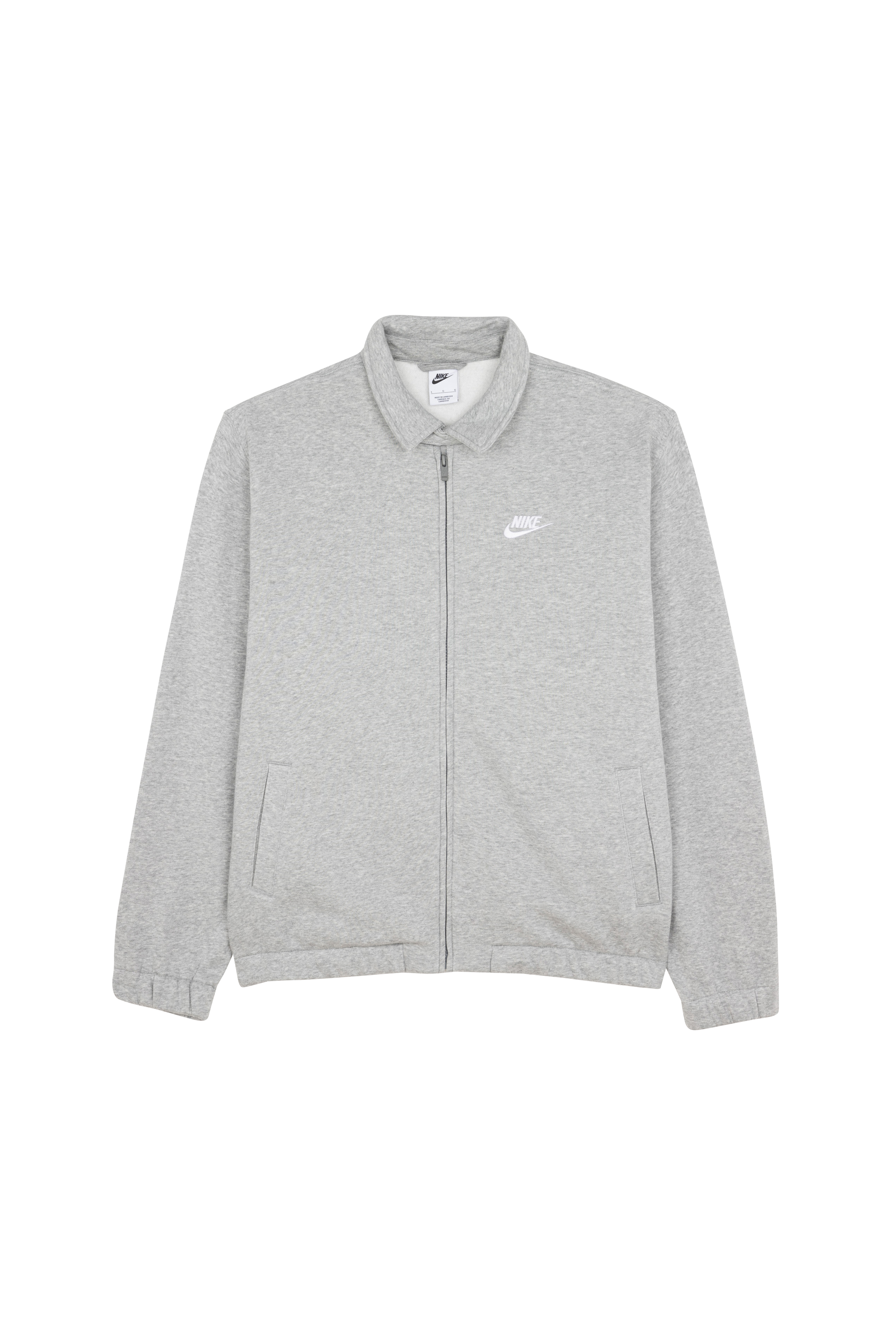 NIKE Veste CLUB BB HARRINGTON Gris