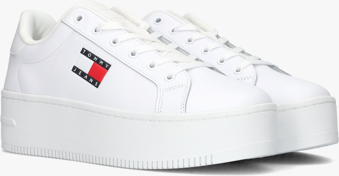 TOMMY JEANS witte tommy jeans lage sneakers tommy jeans flatform 1
