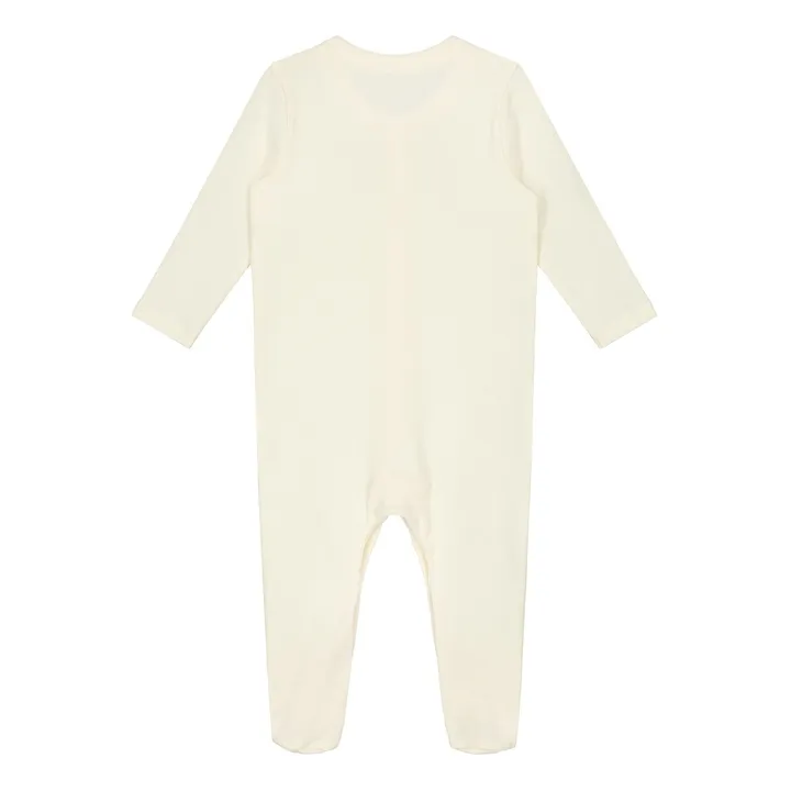 Gray Label Pyjama Basique Coton Bio | Blanc cassé