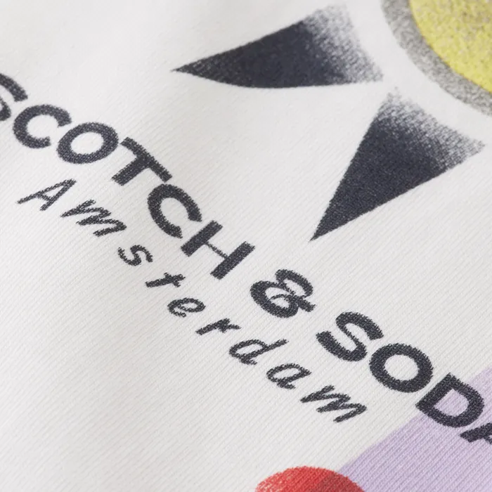 Scotch & Soda Front and Back Artwork Shirt Heren