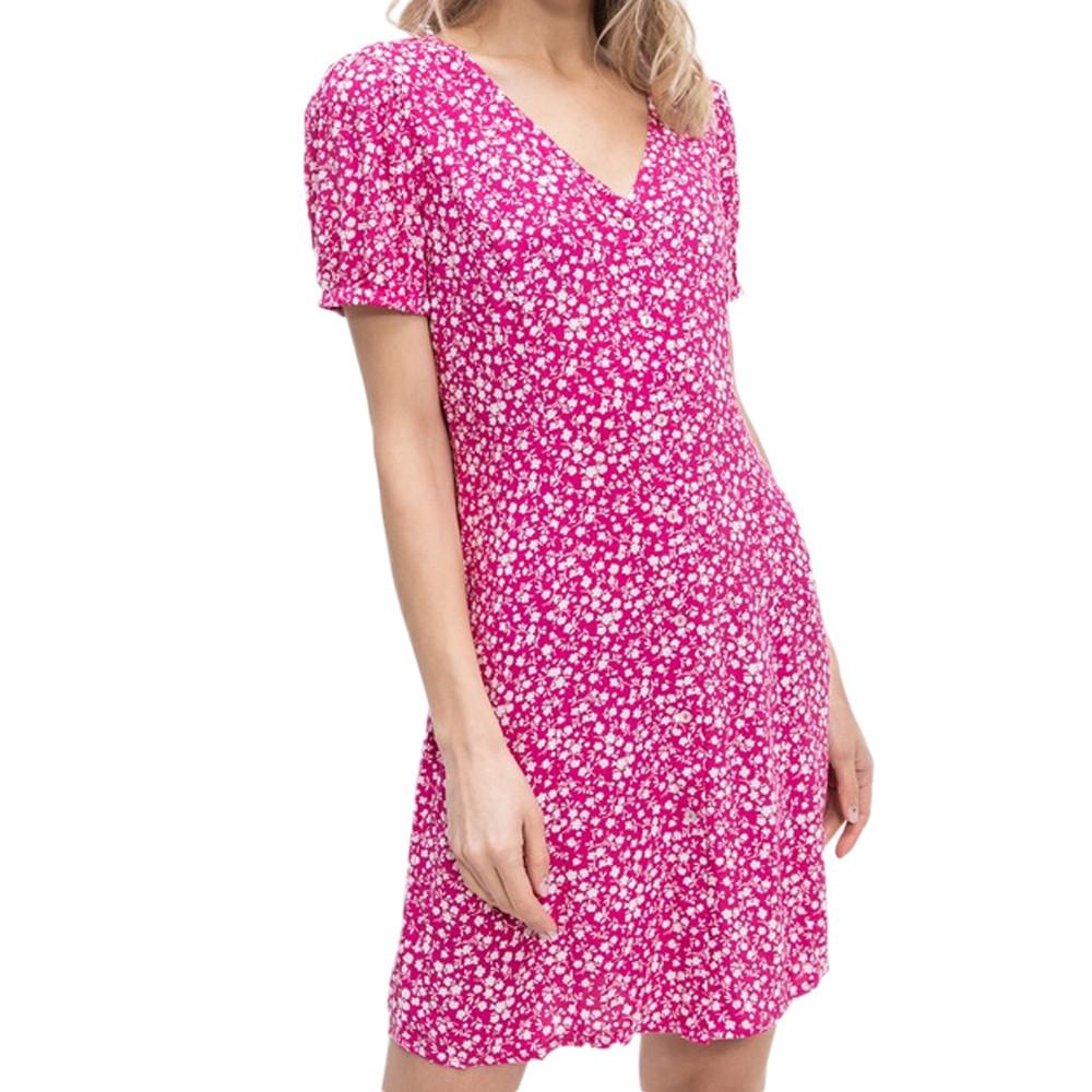 Only Robe Rose à fleurs Femme Only Nova