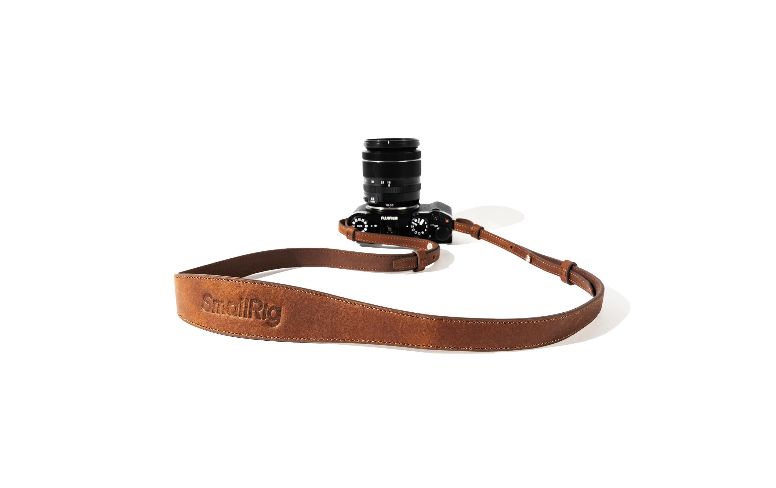 Leather Camera Shoulder Strap BraunKamera-Schultergurt