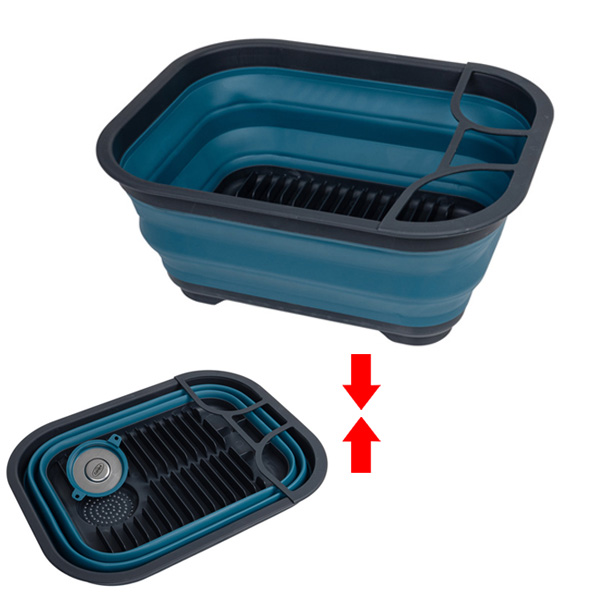 Égouttoir à vaisselle rétractable silicone