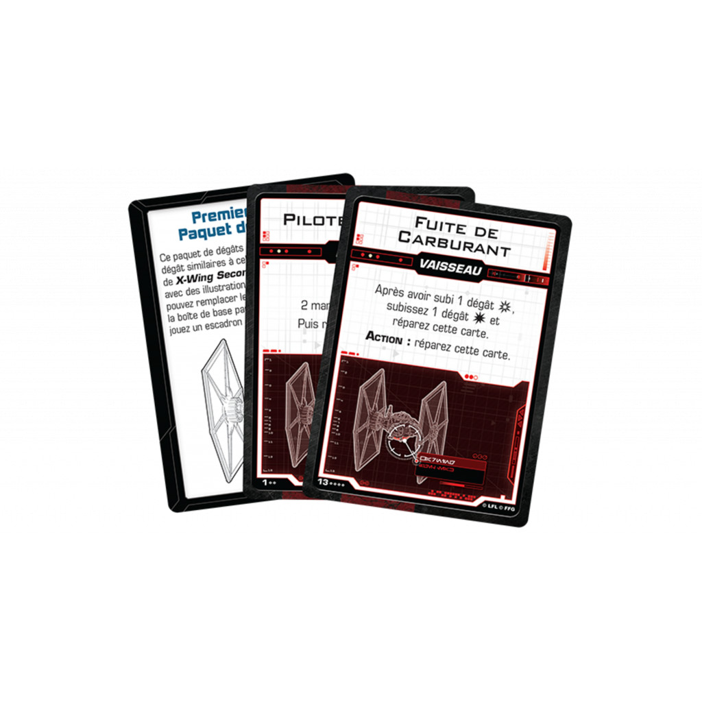 X-Wing 2.0 - Le Jeu de Figurines - Paquet de Dégâts Premier Ordre
