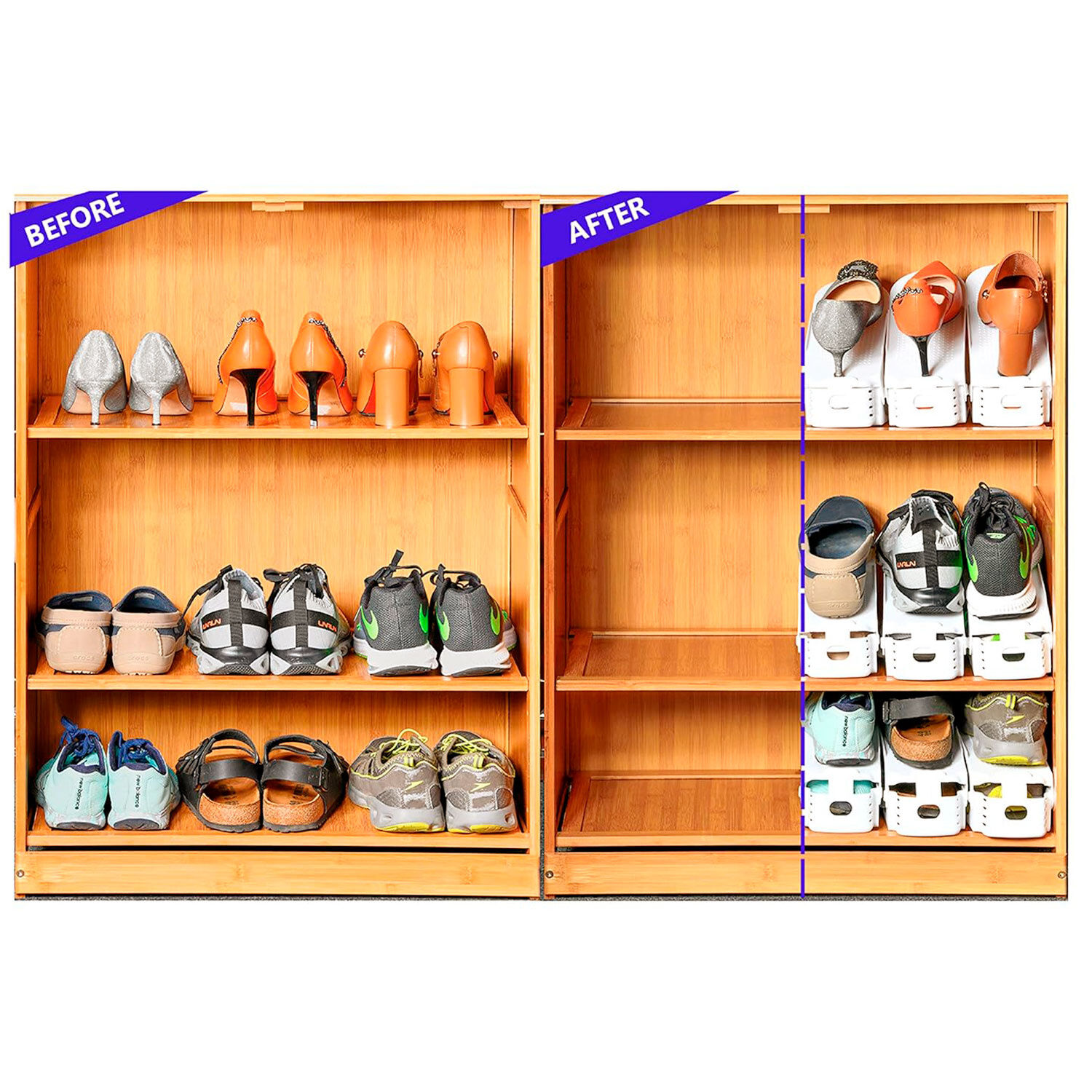 Schuh–Organizer Weiss